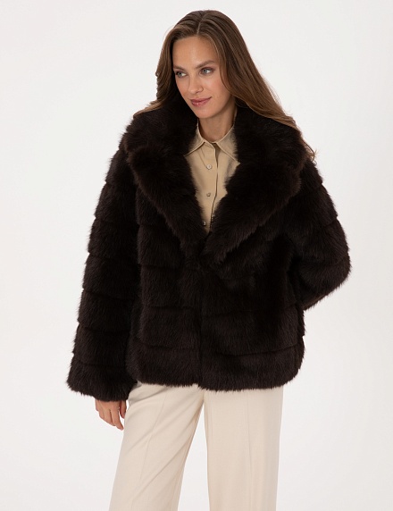 Полушубок из экомеха - G022SZ0MS0ELITE Куртка жен. (VR029, 38)