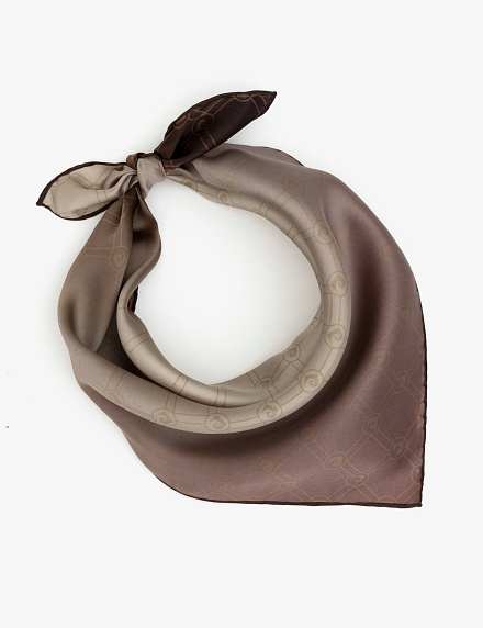 Платок шелковый с узором - A022SZ09393PAYIDAR_FLR Шарф жен. (VR052)