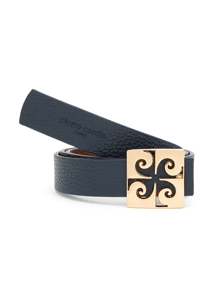 Ремень кожаный двухсторонний - A022SZ016KLSSK25_131_LT Ремень жен. (VR033, 90)