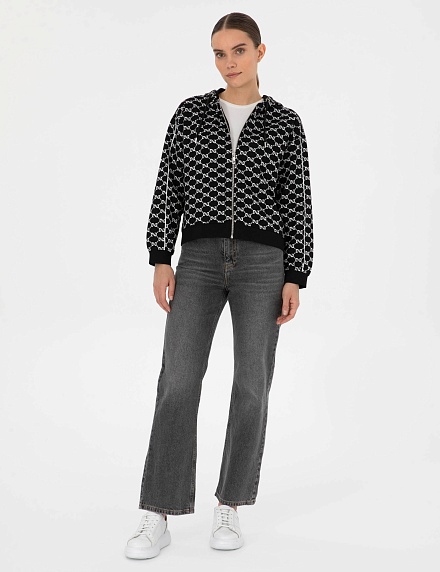 Толстовка на молнии с капюшоном - G022SZ0820OZBU_H Толстовка жен. (VR046, XL)