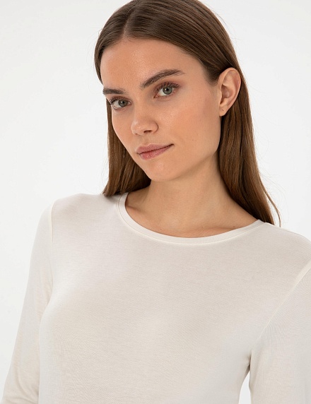 Лонгслив базовый - G022SZ0110SEMUSE Футболка жен. (VR019, XS)