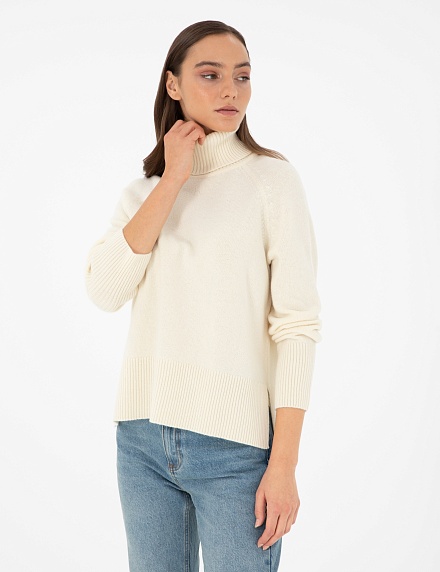 Свитер из шерсти с высоким воротником - G022SZ0TK0ESSAKA_K Кофта жен. (VR019, XS)