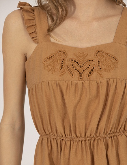 Платье мини без рукавов расклешенное - G022SZ0320NEVIL Платье жен. (VR015, 42)