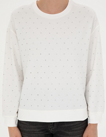 Свитшот со стразами - G022SZ0820LAVI Толстовка жен. (VR019, XS)