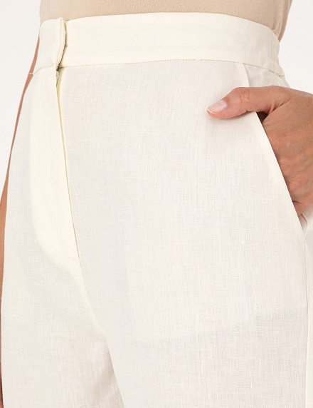 Брюки льняные укороченные - G022SZ0030LATOM_P Брюки жен. (VR019, 36)