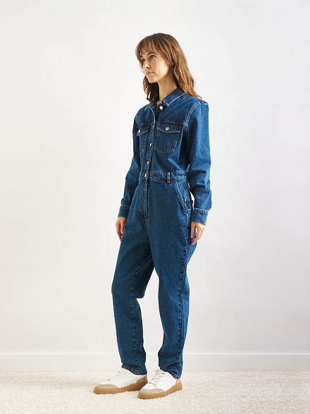 Комбинезон джинсовый - G072SZ0DE0R_WAYNE Платье жен. (VR036, 40)