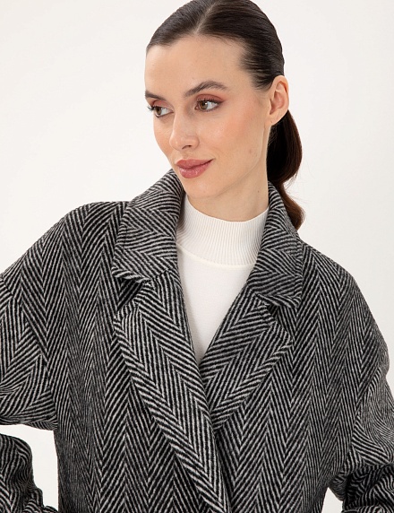 Пальто двубортное с добавлением шерсти - G022SZ0KS0OPPO Куртка жен. (VR046, 34)