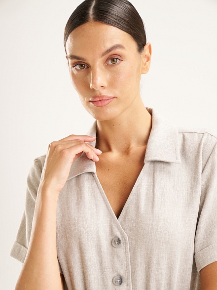 Комбинезон с добавлением льна - G022SZ0320NOME Платье жен. (VR024, 40)