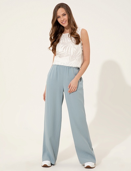 Брюки широкие с вискозой - G022SZ0780PAREMI-P Брюки жен. (VR152, 40)