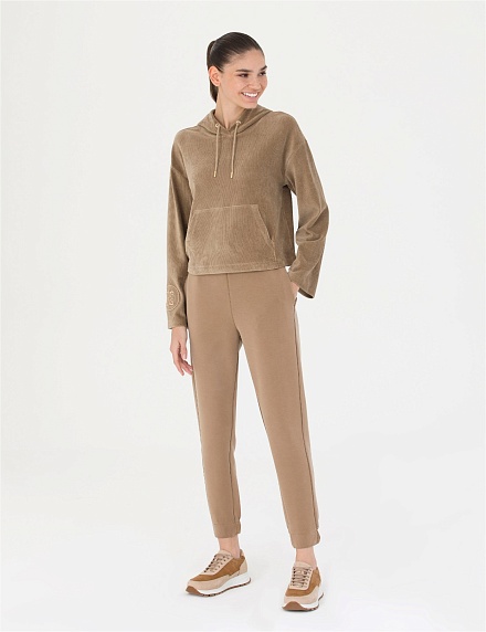Брюки спортивные зауженные - G022SZ0OP0TUMY-P Брюки спорт. жен. (VR015, XS)