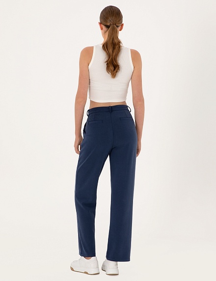 Брюки спортивные со стрелками прямые - G022SZ0OP0LEROY_P Брюки спорт. жен. (VR033, S)