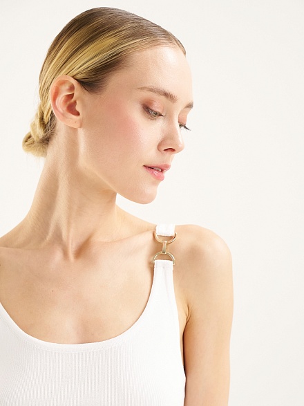 Топ с декоративной деталью - G022SZ0TK0ZEBI Кофта жен. (VR013, M)