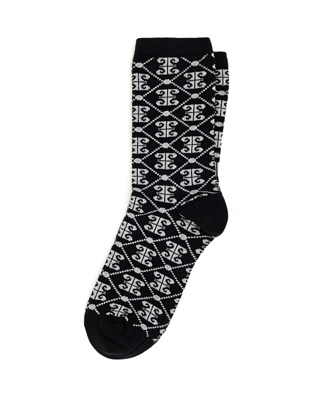 Носки высокие с монограмой бренда - A022SZ0130SKTJAKARLI Носки жен. (VR046, 36-40)
