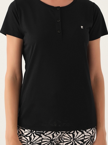 Пижама со штанами и футболкой - G022SZ0HFP028788_IY24 Костюм дом. жен. Бельевое изделие (VR046, S)