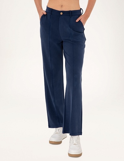 Брюки спортивные со стрелками прямые - G022SZ0OP0LEROY_P Брюки спорт. жен. (VR033, S)