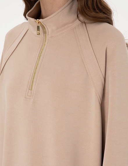 Толстовка с воротником на молнии - 