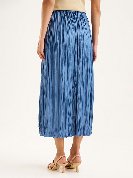 Юбка миди из жатой ткани - G022SZ0980BESSA Юбка жен. (VR028, 38)