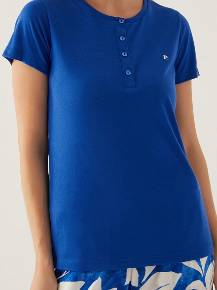 Пижама со штанами и футболкой - G022SZ0HFP028834_IY24 Костюм дом. жен. Бельевое изделие (VR045, S)