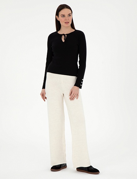 Брюки трикотажные прямые - G022SZ0TP0OTTER_P Брюки спорт жен. (VR019, S)