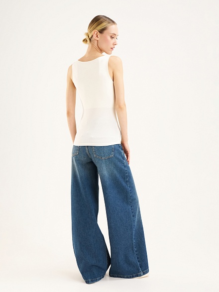 Топ в бельевом стиле - G022SZ0110SEDI Футболка жен. (VR019, XS)