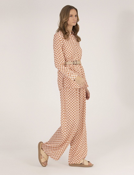 Брюки широкие из вискозы - G022SZ0780CEDRUS-P23Y Брюки жен. (VR222, 40)