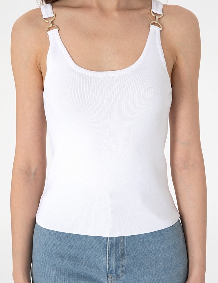 Топ с декоративной деталью - G022SZ0TK0ZEBI Кофта жен. (VR013, XS)
