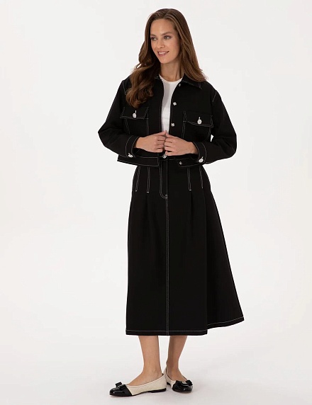 Куртка-пиджак с отложным воротником - G022SZ0020C_TEKU_R Пиджак жен. (VR046, 34)