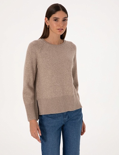 Джемпер из шерсти с добавлением шелка и кашемира - G022SZ0TK0SANYA Кофта жен. (VR052, M)