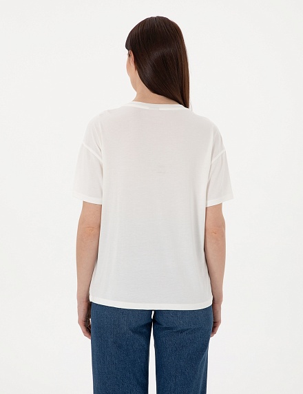 Футболка с декоративным элементом - G022SZ0110ALLI Футболка жен. (VR013, XS)