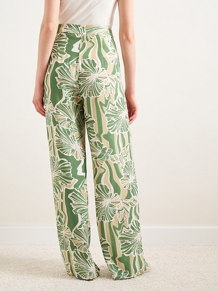 Брюки широкие с вискозой - G022SZ0780WOLK-P Брюки жен. (VR054, 36)