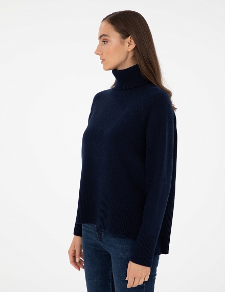 Свитер шерстяной с высоким воротником - G022SZ0TK0ESSAKA_K Кофта жен. (VR033, XS)