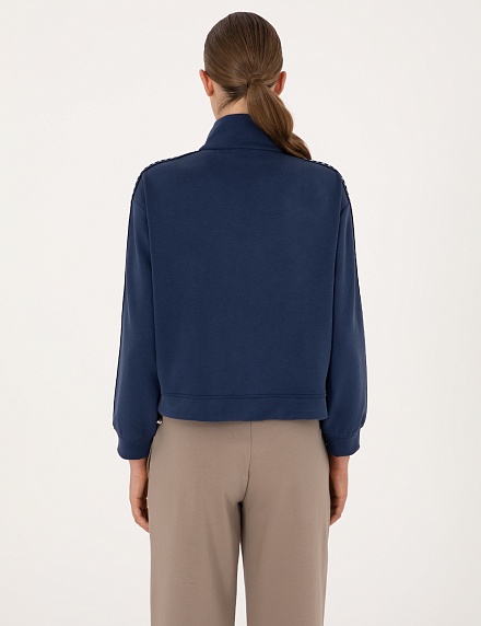 Толстовка без капюшона на молнии - G022SZ0820HONA_H Толстовка жен. (VR033, XS)