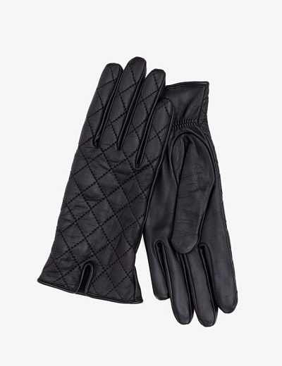 Перчатки кожаные стеганые - A022SZ0DH0NIRLA Перчатки жен. (VR046)