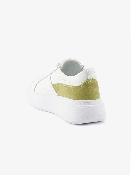 Кеды кожаные с цветной вставкой - S072SZ0330Y23MALZ-SPR Обувь жен. (VR232, 36)