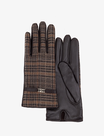 Перчатки комбинированные кожаные - A022SZ0DH0POLAW Перчатки жен. (VR029)