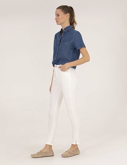 Джинсы укороченные зауженные - G022SZ0780DERIN-23Y Брюки жен. (VR019, 44)