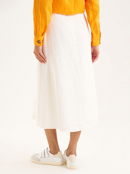 Юбка миди из льна - G022SZ0980ELINA Юбка жен. (VR019, 32)