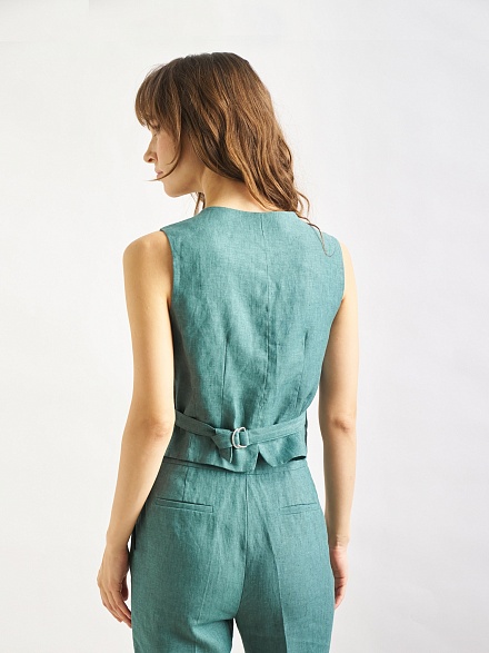 Жилет классический льняной - G022SZ0100Y-MALONE-R Жилет жен. (VR054, 36)