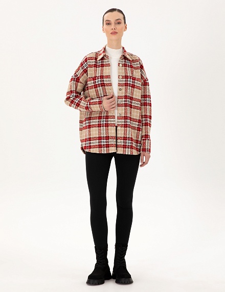 Рубашка теплая прямого кроя - G022SZ0040KENTIA Сорочка жен. (VR030, 36)