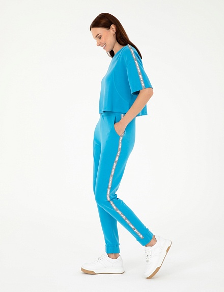 Брюки спортивные зауженные - G022SZ0OP0CARLA-P Брюки спорт. жен. (VR036, XL)