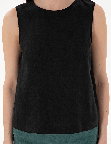 Топ с застежкой сзади свободный - G022SZ0040BALEY Сорочка жен. (VR046, 34)