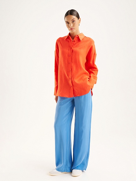 Брюки на резинке широкие - G022SZ0780PARENSO_P_25Y Брюки жен. (VR028, 42)