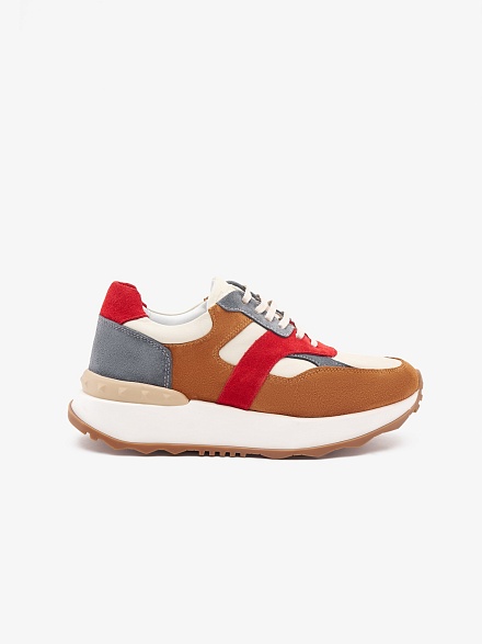 Кроссовки комбинированные из натуральной замши - S072SZ0330K23BULKADA-P Обувь жен. (VR099, 37)