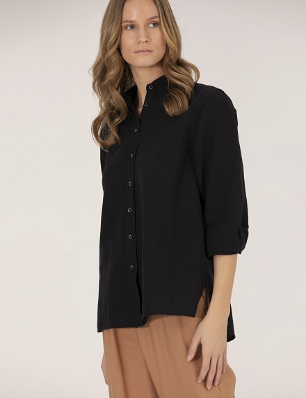 Рубашка из смеси льна и хлопка свободная - G022SZ0040KETO Сорочка жен. (VR046, 36)