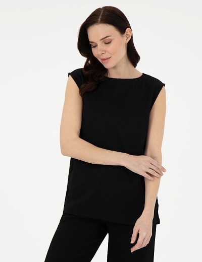 Топ из жатой ткани - G022SZ0040RISTA_B Сорочка жен. (VR046, 34)